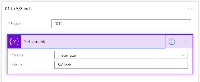 set variable